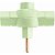 Plugue T Benjamin Te Tomada 2P 10A Verde Tramonti 57400073 - Imagem 1