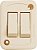 Modulo Interruptor Teclas Palha Priscus Tramontin 57400116 - Imagem 1