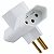 Plugue T Benjamin Te Tomada 2P+T 10A Tramontina 57400180 - Imagem 1