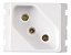 Modulo Tomada 2P+T 20A 250V Trii Branco Tramontin 57111032 - Imagem 2