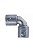 Conector Curvo Sem Rosca 3 Elétrica Tramontina 56129008 - Imagem 1
