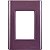 Placa 3 Postos 4X2 Giz Purpura Eletro Tramontina 57200057 - Imagem 1