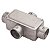 Condulete Fixo 1 Tipo X Tampa S/Rosca S/Pintura 56109033 - Imagem 1