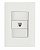 Cj Tomada Rj45 Cat.6 Giz Branco Eletro Tramontina 57230022 - Imagem 1