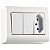 Caixa Interruptor Simples Tomada 10A Tramontina 57304022 - Imagem 1