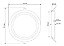 Plafon Led Redondo Embutir 480 6W Biv 3000K Tramon 58026000 - Imagem 2