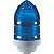 Luminaria Sinalizador Simples 60W Azul Tramontina 56154004 - Imagem 1