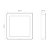 Plafon Led Quadrado Sobrepor 18W Biv 3000K Tramonti 58026303 - Imagem 3