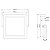 Plafon Led Quadrado Embutir 480 6W Biv 6500K Tramon 58026202 - Imagem 2