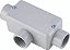 Condulete Fixo T 1.1/4 Tampa Rosca Npt Pintado Tram 56106044 - Imagem 1