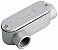Condulete Fixo Ovalado 3/4 Lr Tampa Rosca Tramont 56105052 - Imagem 1