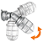 Luminária Arandela Articulado 300W 250W Tramontina 56152031 - Imagem 4