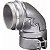 Conector Curvo Com Rosca 2.1/2 Eletro Tramontina 56128007 - Imagem 1