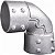 Conector Curvo Sem Rosca 2.1/2 Eletro Tramontina 56129007 - Imagem 1