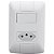 Conjunto Interruptor 6A Tomada 20A Tramontina 57241044 - Imagem 1