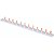 Barramento Din-Pino 1 Fase 12 Polos Tramontina 56300100 - Imagem 1