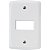 Placa 4X2 1P Horizontal Lux2 Branca 57105104 - Imagem 1