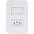 Cj Interruptor Simples Tomada 2P+T 20A Tramontina 57240044 - Imagem 1