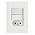 Cj Interruptor Simples Tomada 2P+T 10A Tramontina 57230064 - Imagem 1
