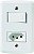 Cj Interruptor Simples Tomada 2P+T 20A Tramontina 57145044 - Imagem 2