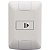 Conjunto 1 Tomada Rj11 4X2 Branco - Aria Tramontina 57241019 - Imagem 1