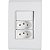 Conjunto Interruptor Simples 2 Tomada 20A Liz Tramo 57170086 - Imagem 1