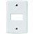 Placa Horizontal 1 Posto 4X2 Lux² Branca Tramontin 57105004 - Imagem 1