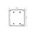 Placa Cega 4X4 Lux² Branca Tramontina 57105021 - Imagem 2