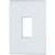 Placa 1 Posto Vertical 4X2 Liz Branca Tramontina 57106003 - Imagem 1