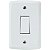 Conjunto 4x2 Interruptor Paralelo 10A Lux2 Branco 57145002 - Imagem 1