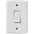 Conjunto 4X2 Pulsador Campainha 10A Lux2 Branco 57145007 - Imagem 1