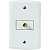 Conjunto 4X2 Tomada Tv/Sat Coaxial Lux2 Branco 57145017 - Imagem 1