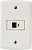 Conjunto 4X2 Com 1 Tomada Telefone Rj11 Lux2 Branco 57145019 - Imagem 1