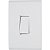 Conjunto 4x2 Interruptor Paralelo Liz 10A Branco 57170002 - Imagem 1