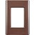 Placa 3 Postos 4X2 Giz Café Tramontina 57200056 - Imagem 1