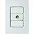 Conjunto 4X2 Tomada Tv/Sat Coaxial Izyflat 57165017 - Imagem 1
