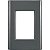 Placa 3 Postos 4X2 Giz Grafite Tramontina 57200058 - Imagem 1