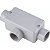 Condulete Fixo 1/2 Tipo T C/Tampa Rosca Bsp C/Pint 56106081 - Imagem 1
