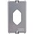 Tampa Condulete 1/2" E 3/4" 1 Posto Vertical Tramon 56115036 - Imagem 1