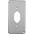 Tampa Para Condulete 1" 1 Posto Vertical Tramontina 56115045 - Imagem 1