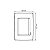 Placa 3 Postos 4X2 Izyflat Branco Fosco Tramontina 57104021 - Imagem 2