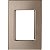 Placa 3 Posto Ouro Velho Izi Flat Tramontina 57104022 - Imagem 1