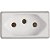 Módulo Para Tomada 2P+T Izyflat 10 A 250 V Branco 57116031 - Imagem 1