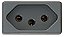 Módulo Para Tomada 2P+T Izyflat 10 A 250 V Grafite 57117031 - Imagem 2