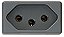 Módulo Para Tomada 2P+T Izyflat 20 A 250 V Grafite 57117032 - Imagem 2