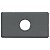 Modulo Izy Flat Saída De Fio Grafite 57117/092 57117092 - Imagem 1