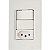 Conjunto Interruptor Simples Tomada 2P+T 10A/250V 57165064 - Imagem 1
