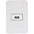 Conjunto 4X2 1 Tomada Usb 1,5A Bivolt Tramontina 57240026 - Imagem 1