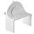 Conector De Saída Para Canaleta 40X20 Mm Branco 57300087 - Imagem 1