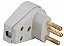 Plugue Angular 20A Cor Cinza Priscus Tramontina 57401114 - Imagem 1
